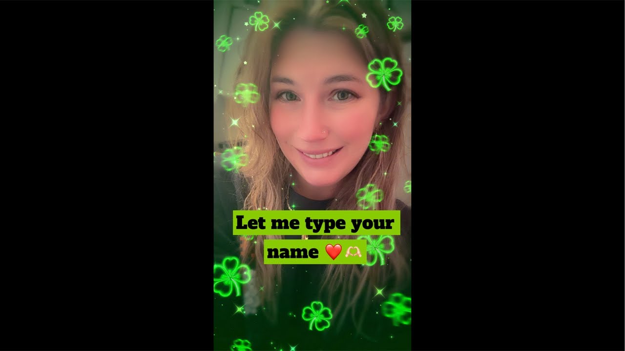 Typing names on Saint Patrick’s day 🖥️🍀come hangout 🍀🍀#live #viral #trending
