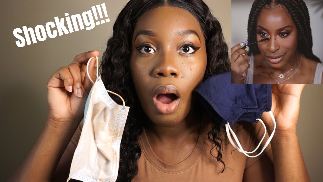 I TRIED JACKIE AINA'S HOW TO KEEP MAKEUP ON UNDER  MASK TECHNIQUE |WATCH WHAT HAPPENS!!