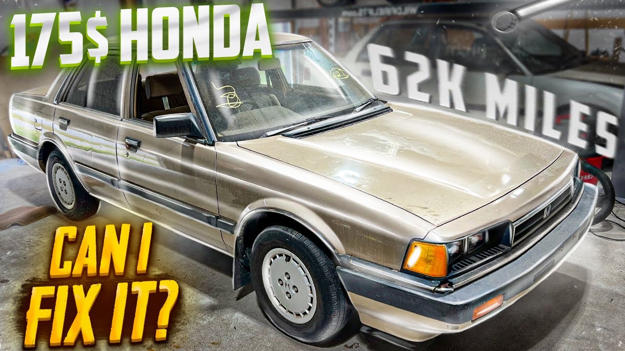 I won a 62K Mile 1985 Honda Accord for $175 - Can we Get it Running?
