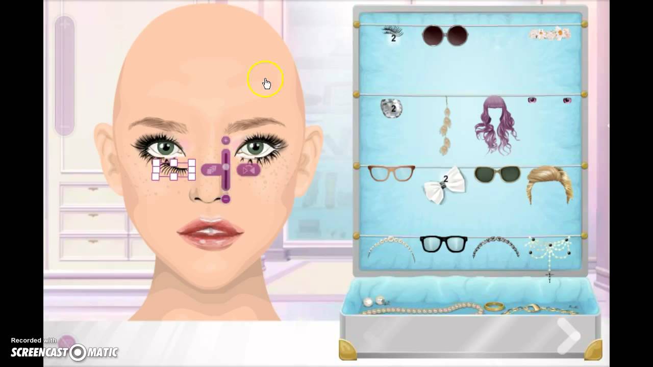 Stardoll Tutorial-Big Doll Eye Makeup Tutorial