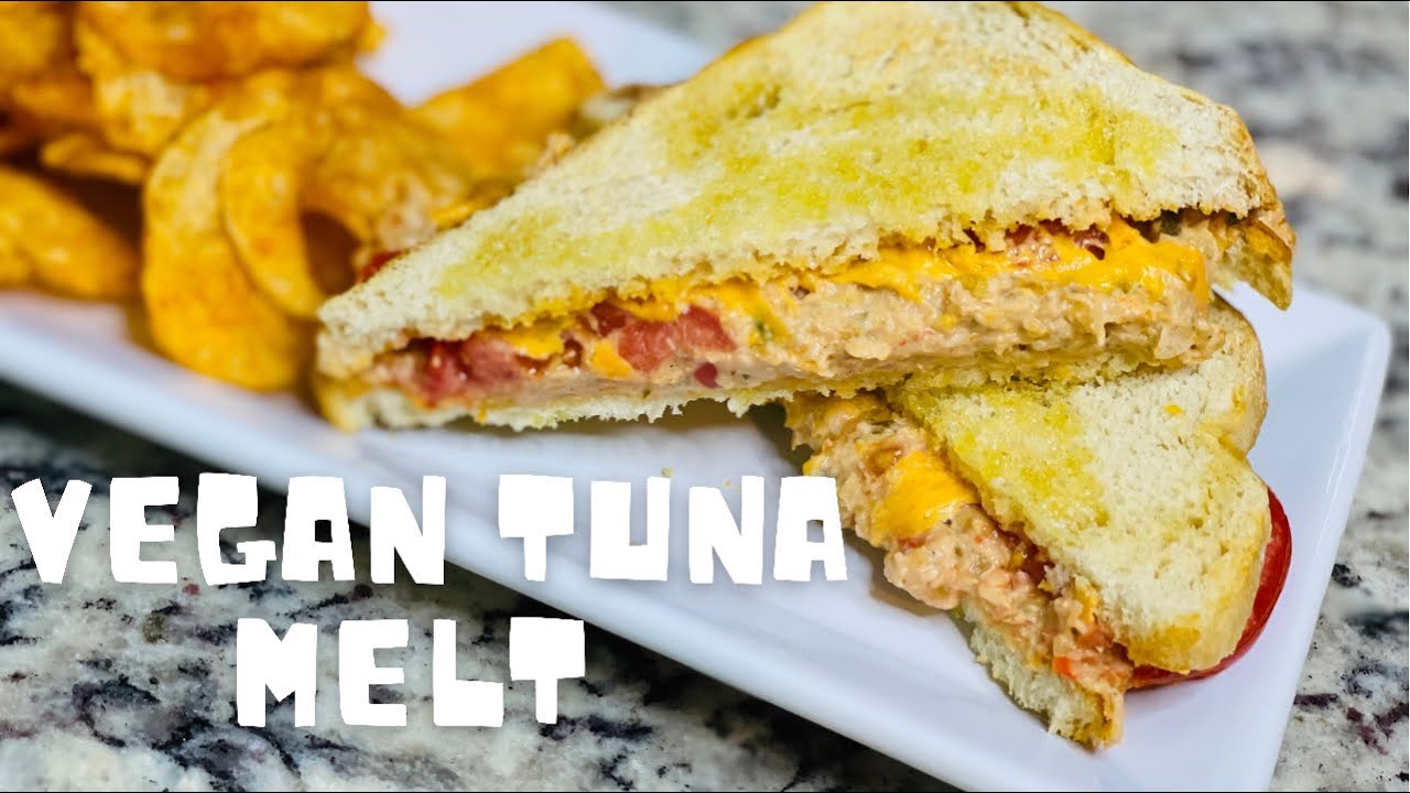 How to Make Vegan Chickpea Tuna Salad | Vegan Jackfruit Tuna | Vegan Tuna Sandwich | Tuna Melt