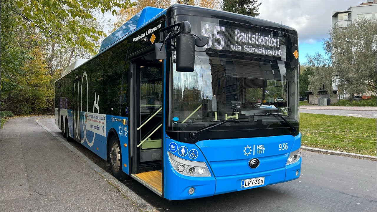 (Pohjolan Liikenne 936) Yutong E15 / ZK6150BEVG E.bus