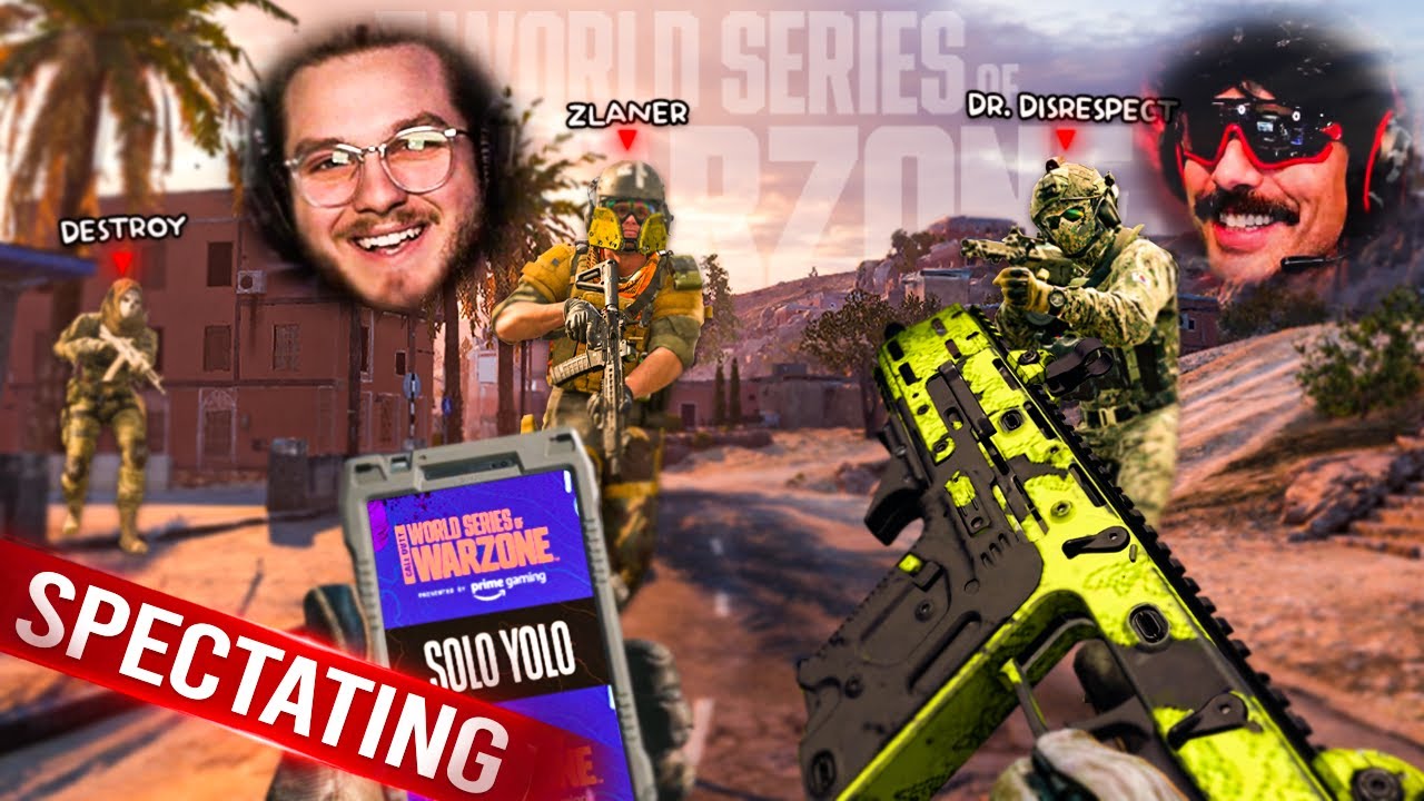 Spectating a Warzone SOLOs Streamer Tournament!