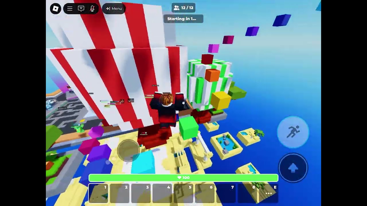 Queing high tiers (Roblox Skywars by Voxels Gameplay 3)