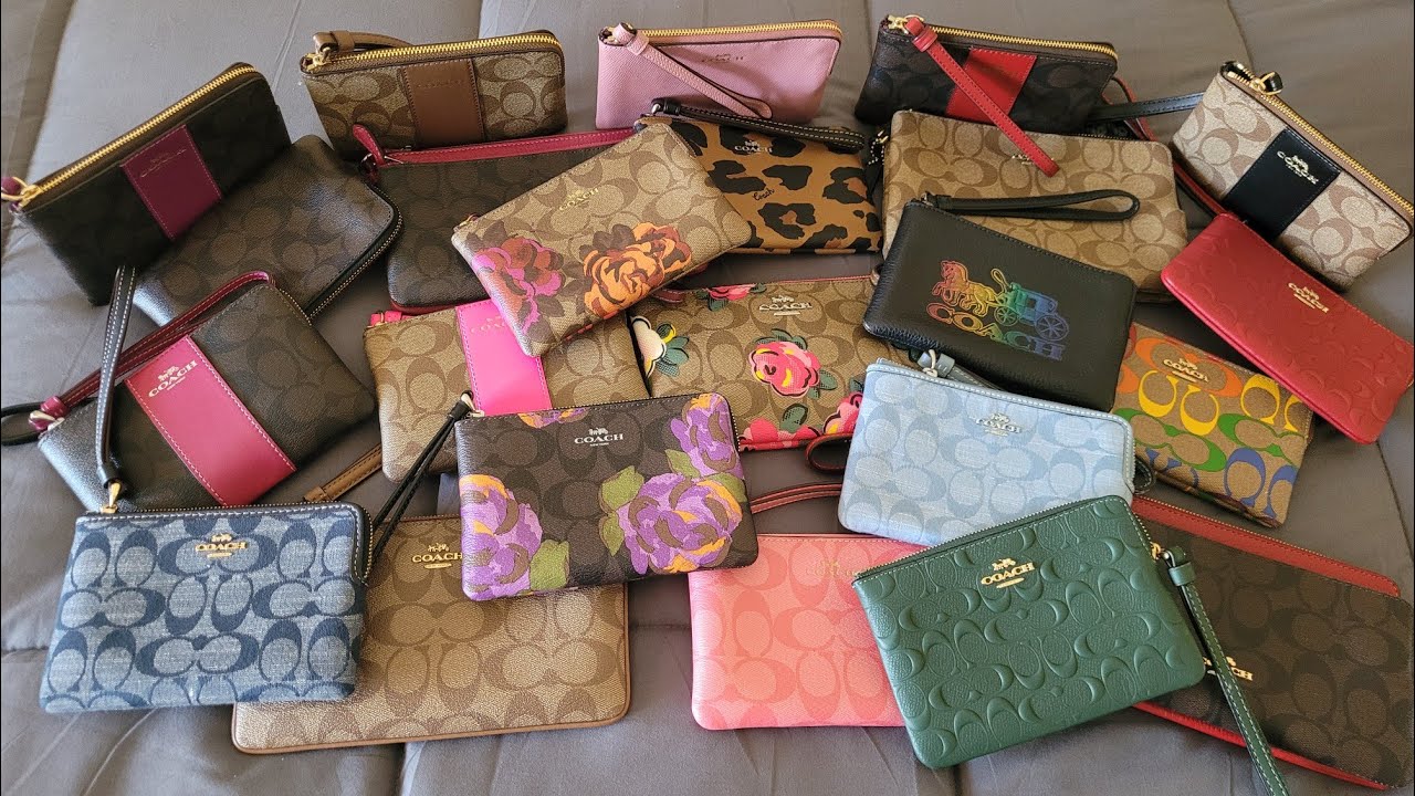 My Coach Wristlet Obsession... I mean Collection 😆 🤣 😂