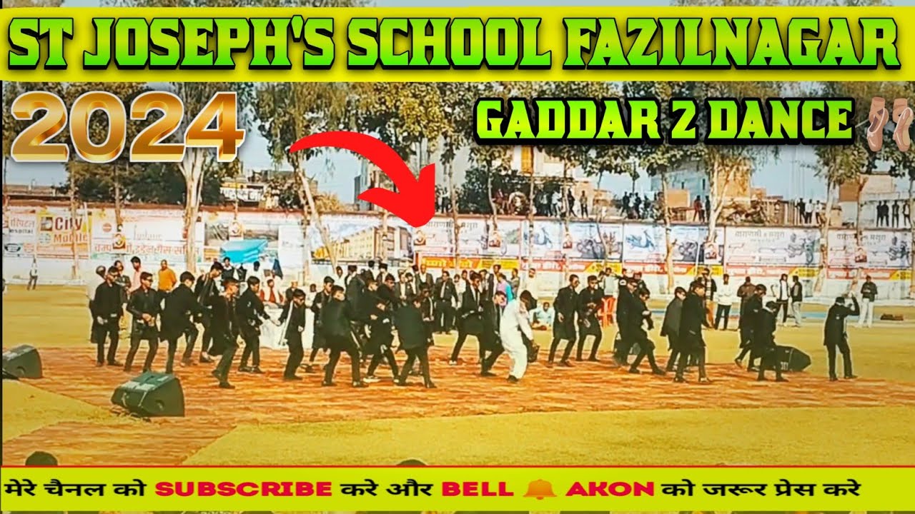 Mai Nikla Gaddi Leke // Dance 🩰 2024 // St Joseph's School Fazilnagar// #fazilnagar