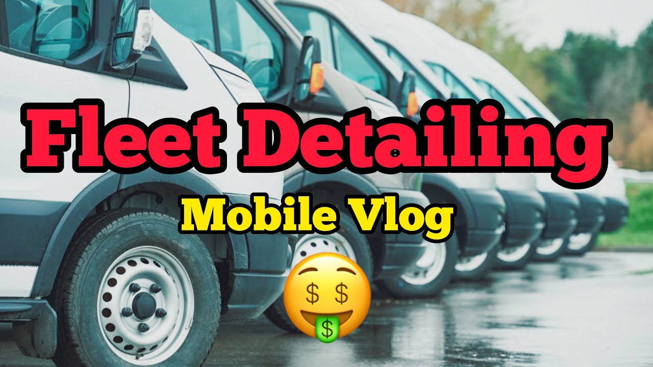 FLEET DETAILING | Mobile Detailing Vlog | 2 Day detail Project