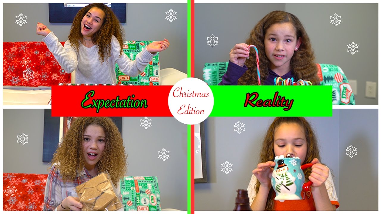 Christmas Time - Expectation vs Reality (Haschak Sisters)