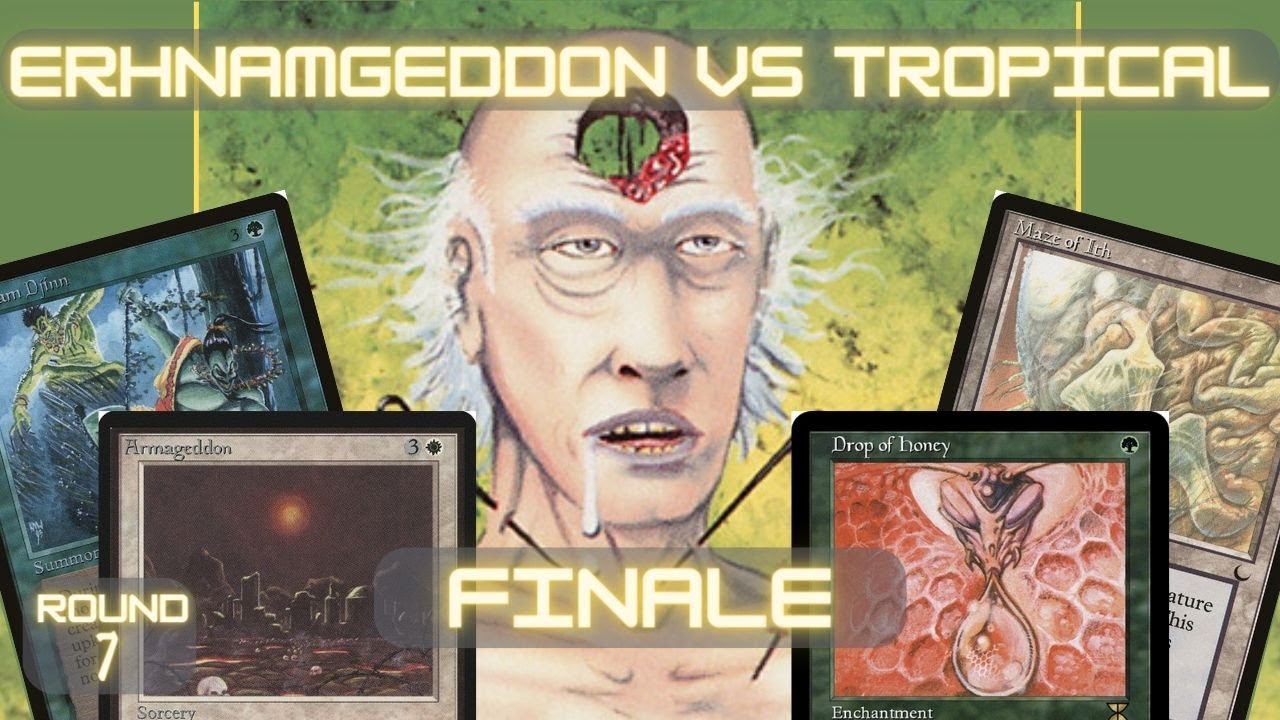 Mtg Old School: Erhnamgeddon VS Tropical Twister (Farmstead 12 Round 7)