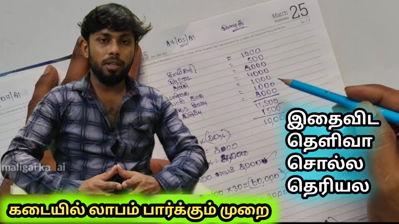 மளிகை கடையில் லாபம் பார்க்கும் முறை (நம்ம ஊரு மலிகை கடை)