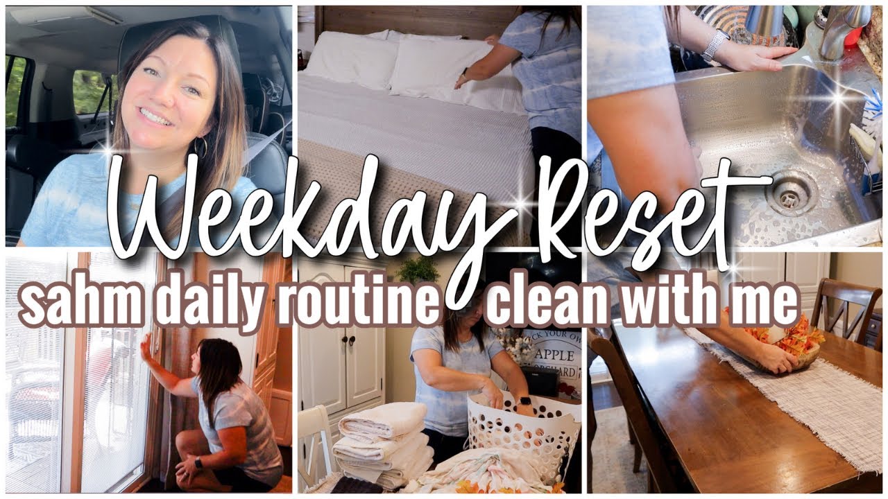 HOUSE RESET | POWER HOUR CLEAN WITH ME | SAHM DAY IN THE LIFE