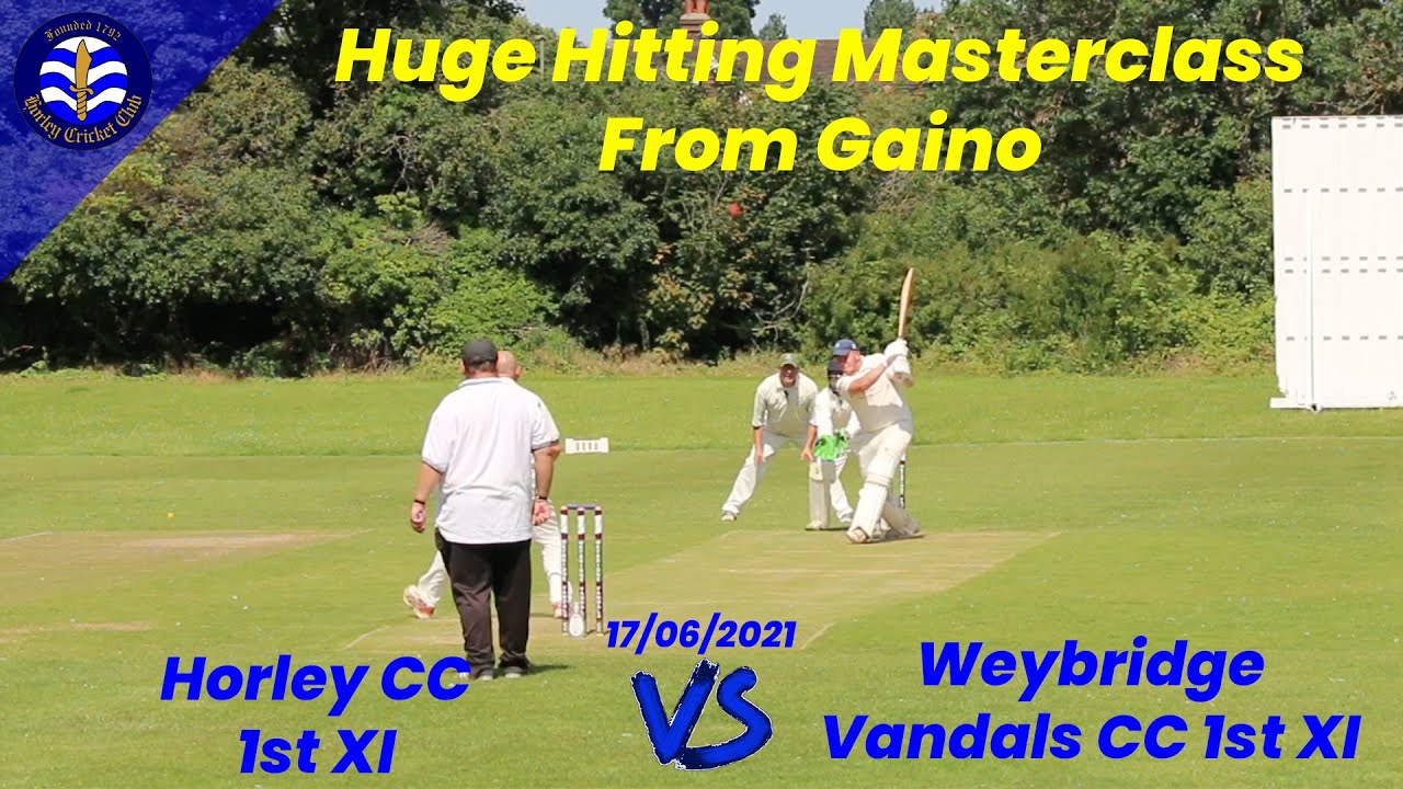 Cameraman Has A Meltdown! Fullers Premiership League Cricket Highlights Horley vs Weybridge Vandals