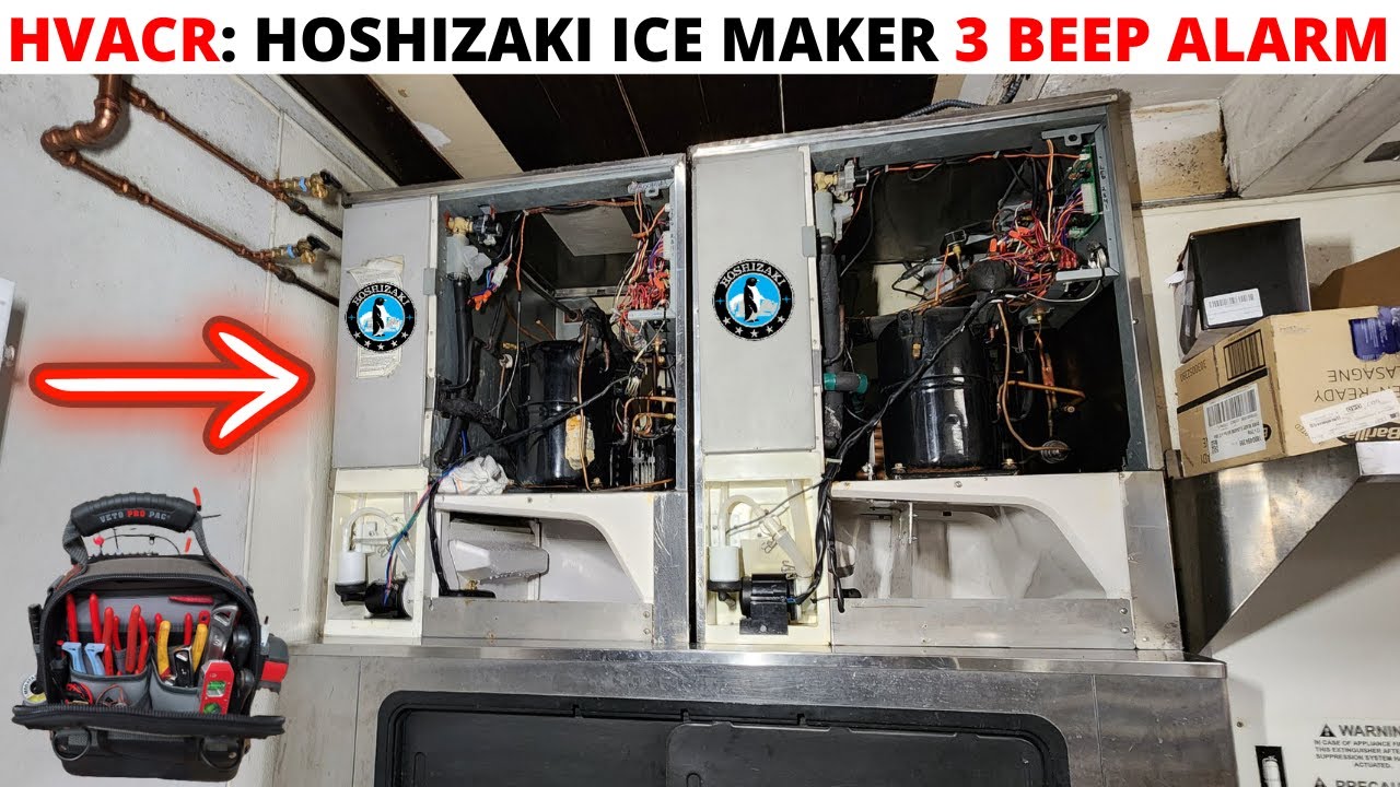 HVACR: Hoshizaki Ice Maker Not Making Ice (Hoshizaki 3 Beep Alarm) Hoshizaki Long Freeze Cycle Alarm