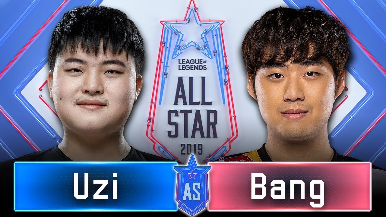 Uzi vs Bang 單挑王雙冠AD大戰世界賽雙冠AD！| 1v1 單挑賽 - 16 強 | 2019 全明星賽