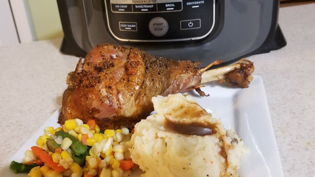 Ninja Foodi Turkey Legs Pressure Cooker/Air fryer Combination Cooking