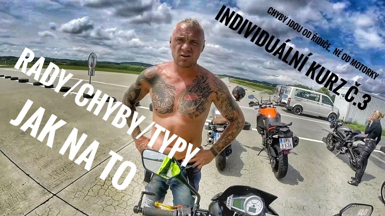 MOTOŠKOLA SRŠEŇ po 3 - Individuální kurz / Jízda na mokru /  1. část