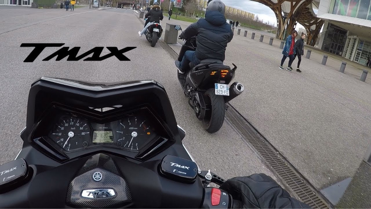 ON SORT LES 3 TMAX 530 : AKRAPOVIC ( ancienne vid&eacute;o )