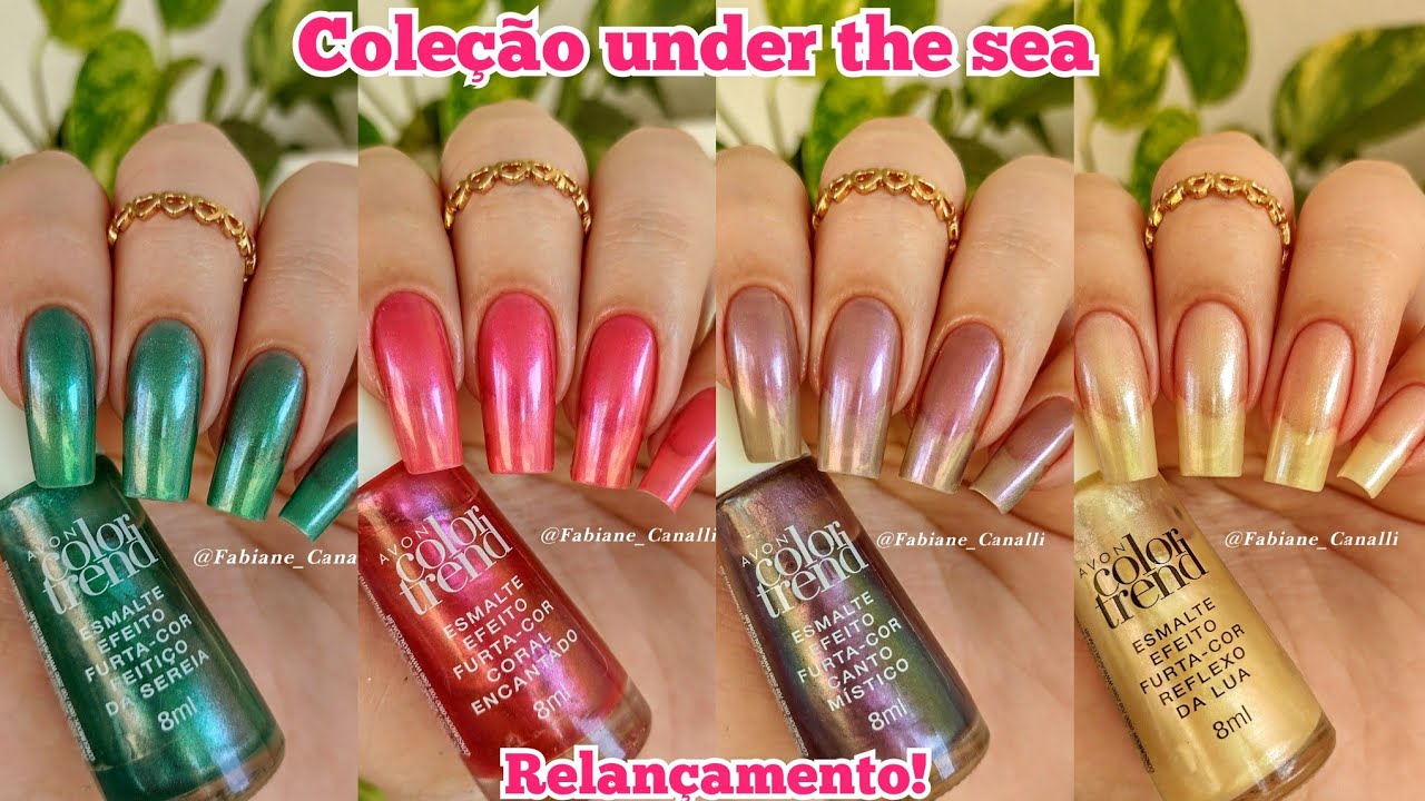ESMALTE COLOR TREND COLEÇÃO UNDER THE SEA AVON