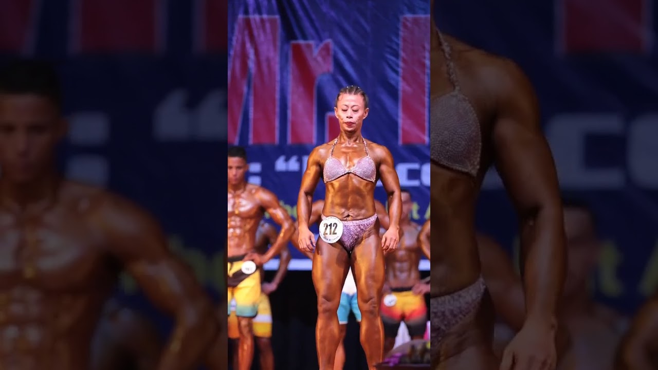 62nd Mr.Manipur women's bodybuilding 2023 posing