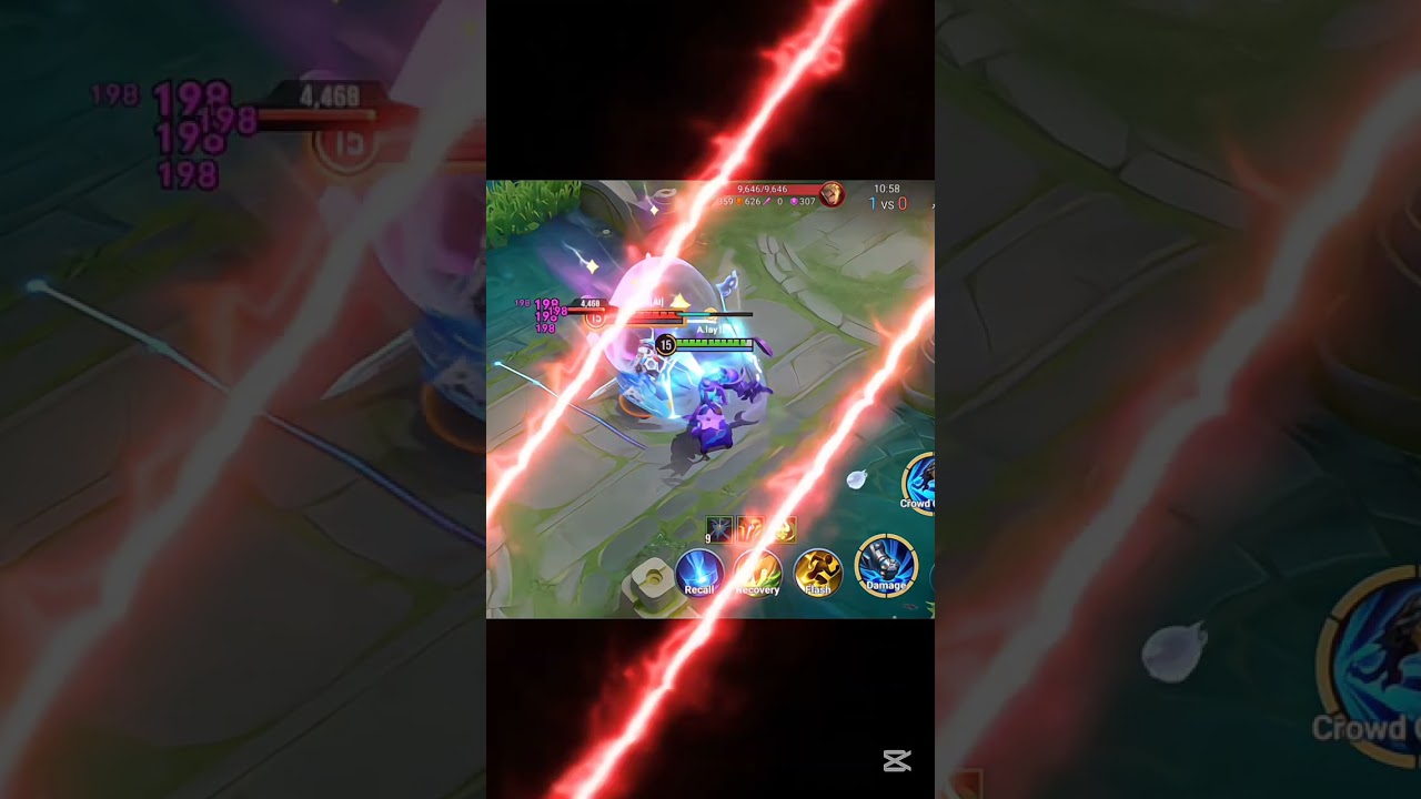 Skills+Flash Combo at HOK (Kui); skills direction change to the Flash direction