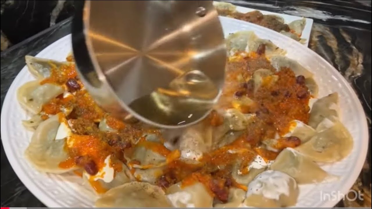 طرز تهیه اشک با گندنی افغانی به مدتی ۳۰ دقیقه در دیگ منتو  ASHAKاماده میشود 🇦🇫👌