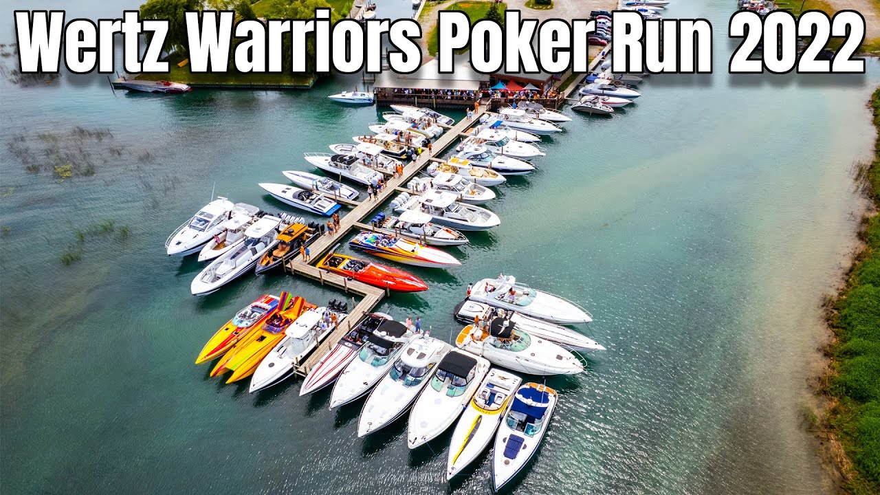Our First Poker Run with our 2005 Fountain 29 Fever!! - Wertz Warrriors Fun Run 2022!