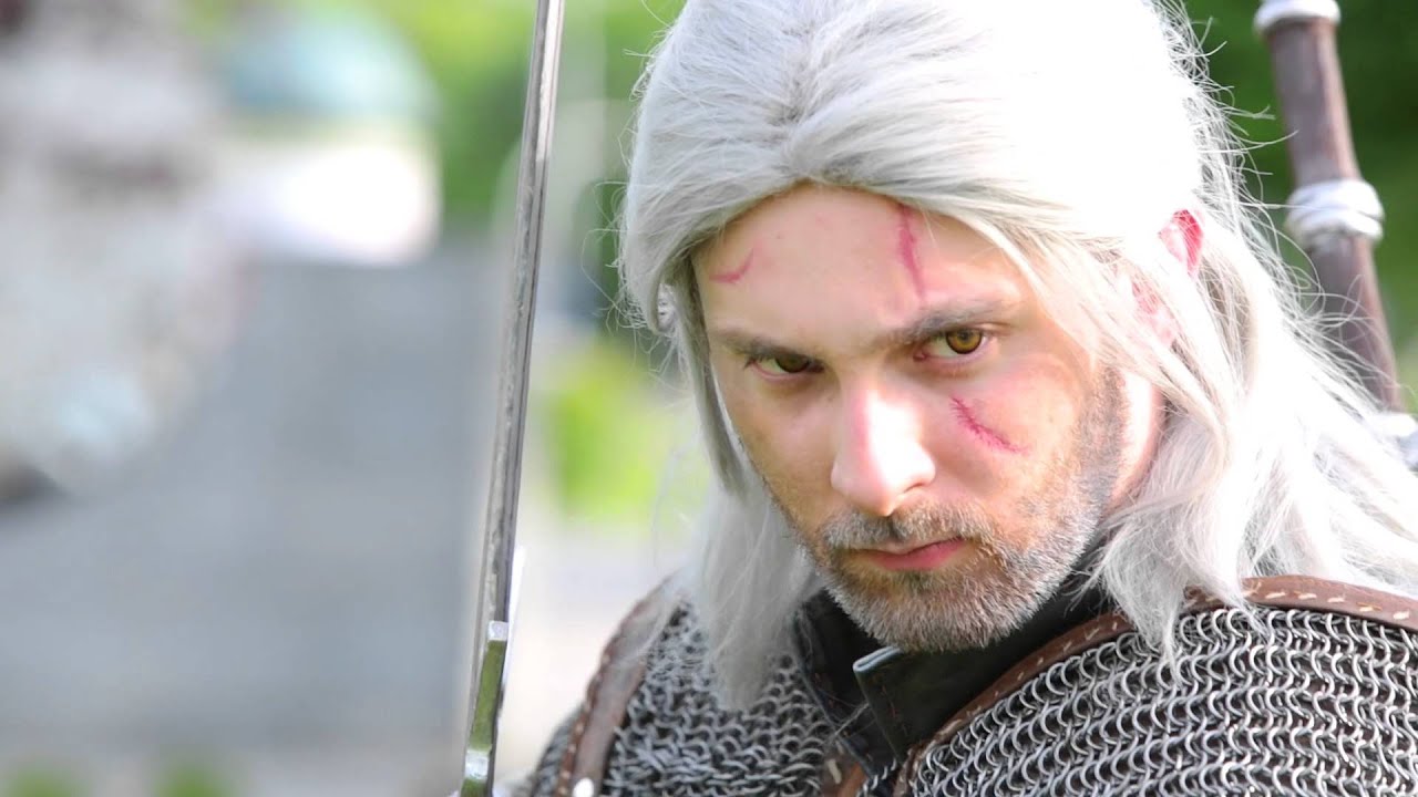 Geralt Wiedźmin 3 Dziki Gon Cosplay