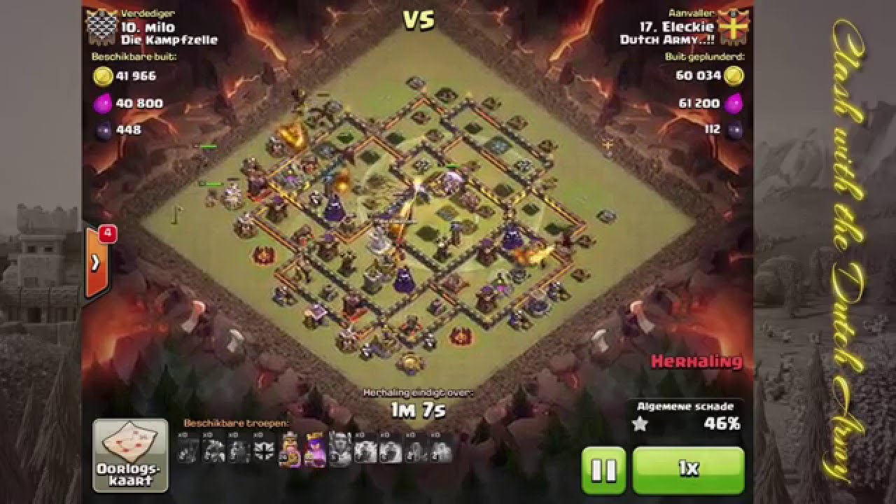 DA vs Die Kampfzelle - eleckie dragons th11 2 star attack
