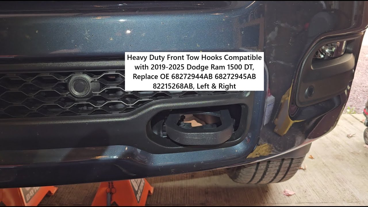 Установка буксировочных крюков на мой Ram 1500 2025 года!