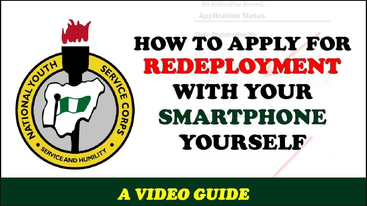 How To Apply For Redeployment/Relocation On Dashboard