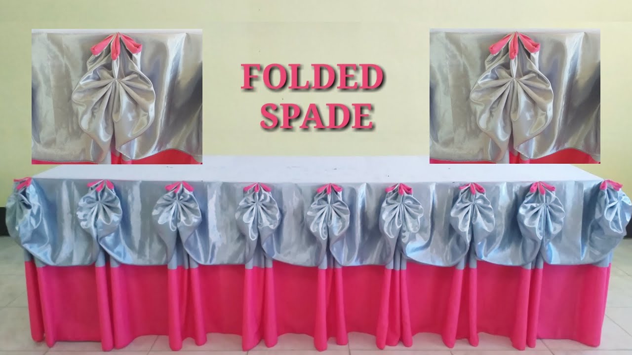 Spade | Folded Combination | Table Skirting
