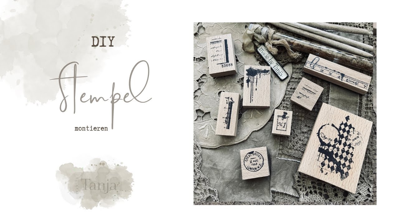 DIY Stempel montieren