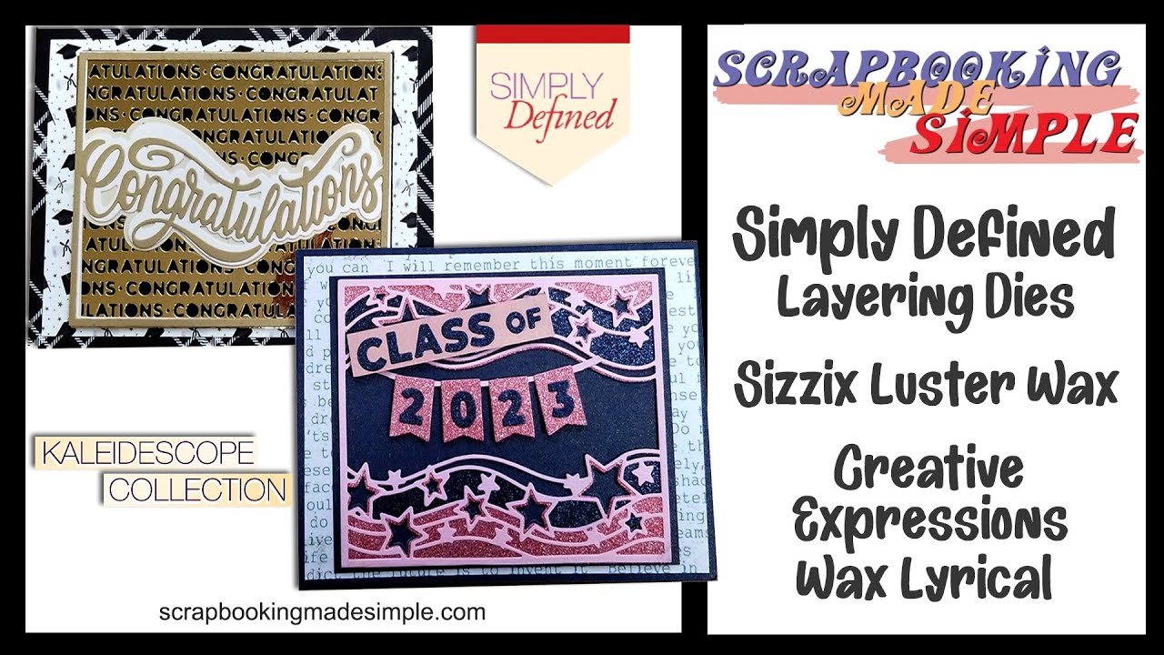 490 The difference between Luster Wax by Sizzix & Wax Lyrical by Creative Expressions? Learn More!