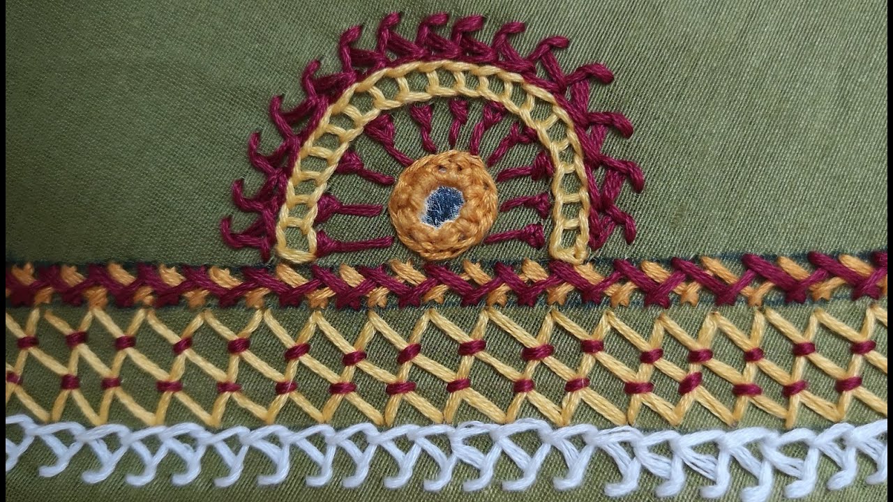 Banjara Embroidery Tutorial | Lambani Mirror Hand Embroidery