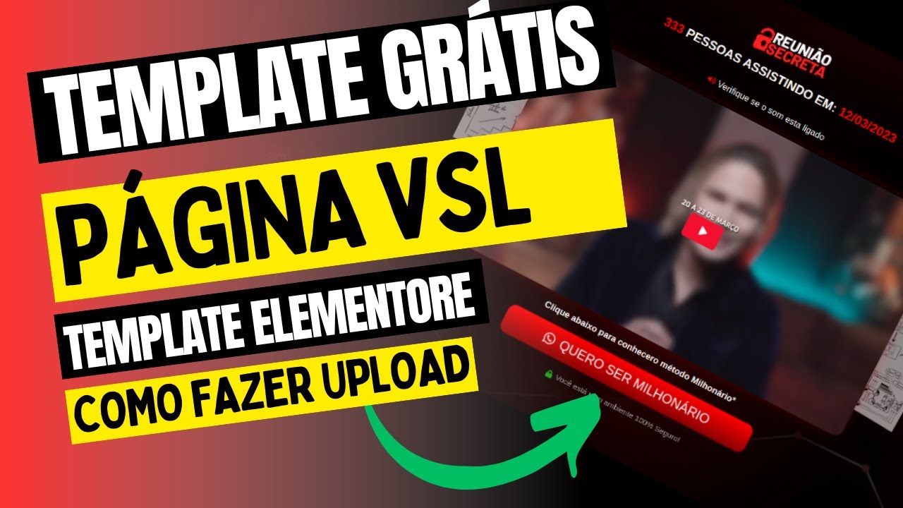 Template Gratuito para Página de VLS: Aprenda a Capturar Leads e Fidelizar Clientes em Grupo de Zap