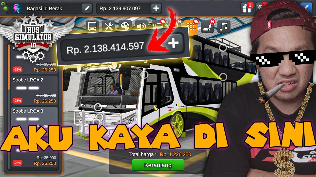 BORONG SEMUA YANG DI JUAL DI GAME BUSSID