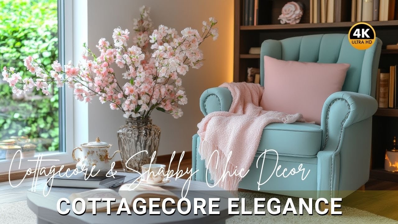 2025 Cottagecore & Shabby Chic Decor: Romantic Pastels, Rustic Elegance & Cozy Interiors