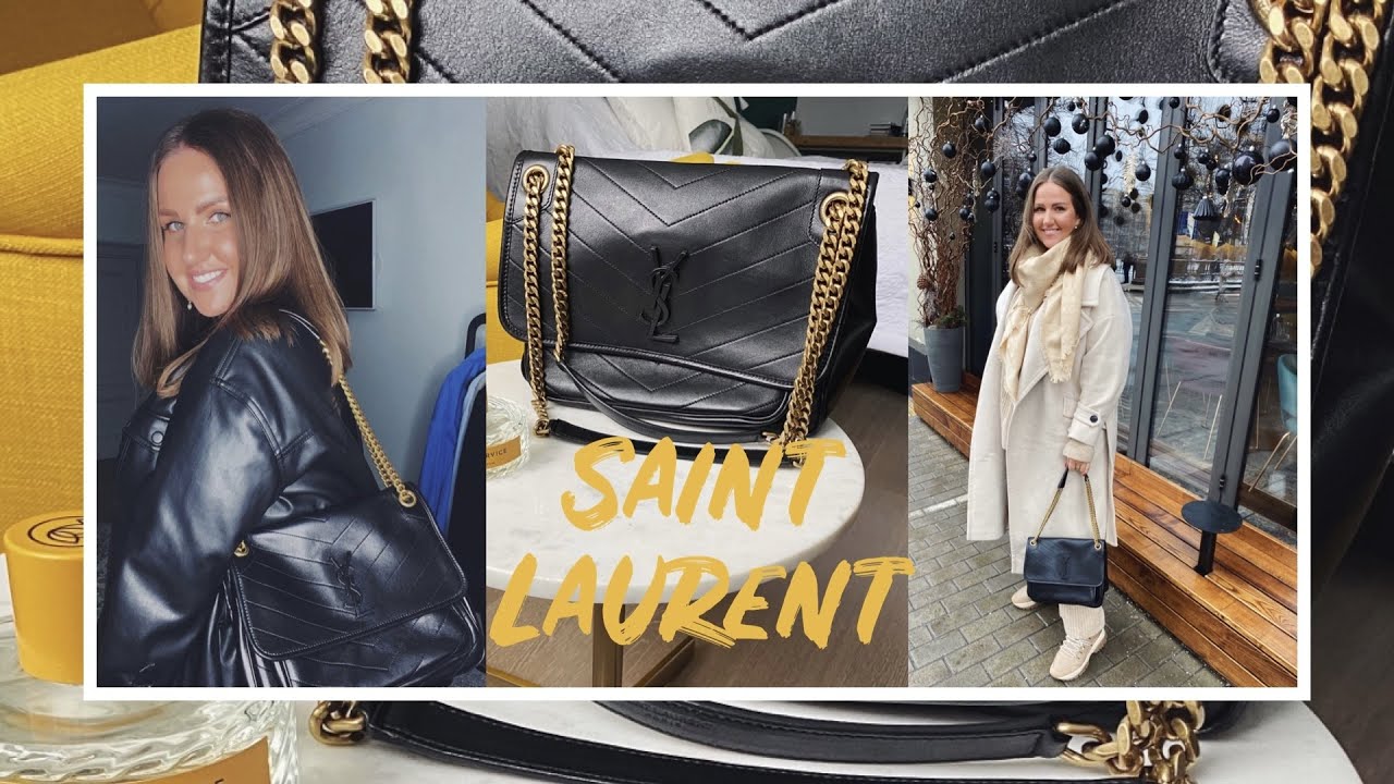 ОБЗОР НОВОЙ СУМКИ SAINT LAURENT NIKI /АУТФИТЫ + ЧТО У МЕНЯ В СУМКЕ?