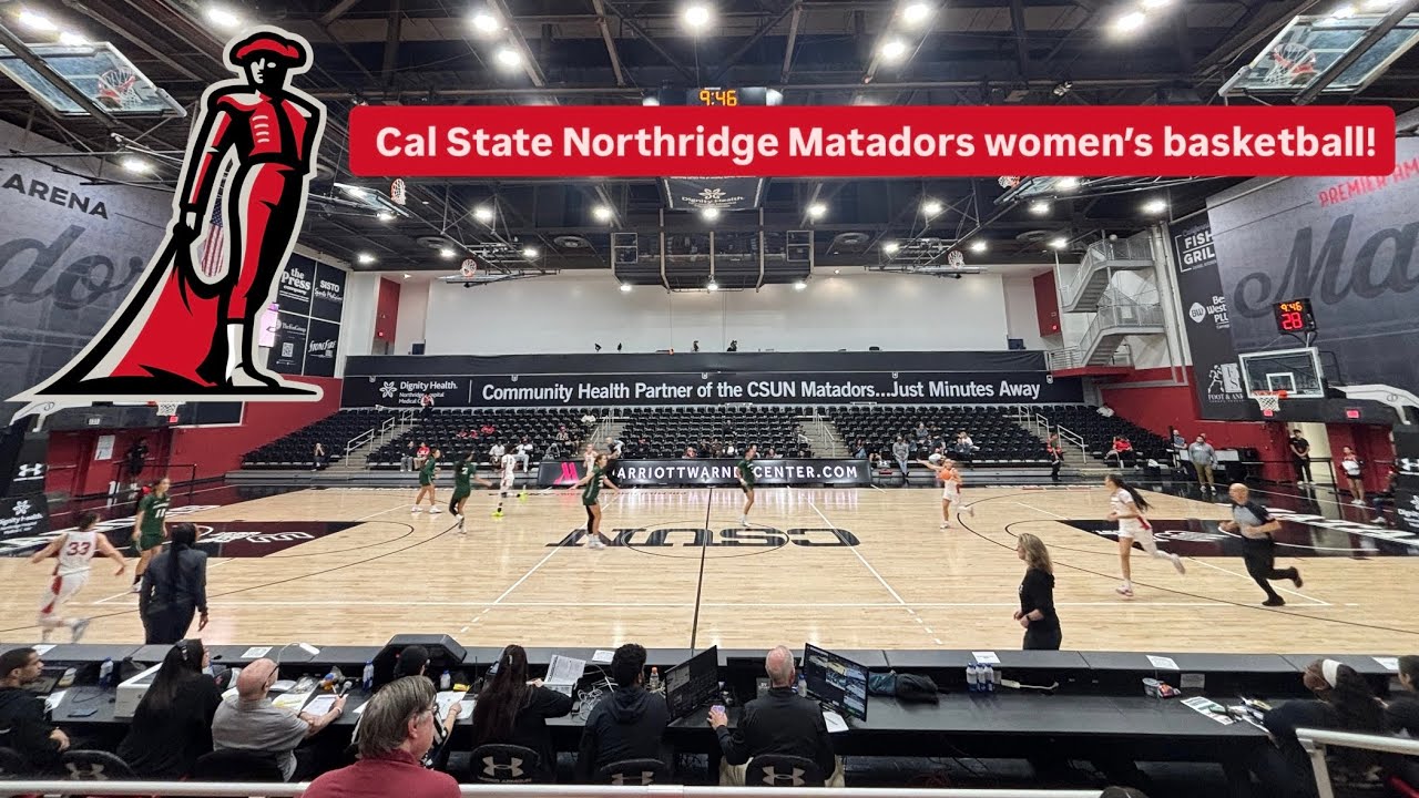 Khayle watches Cal State Northridge Matadors women's basketball!
