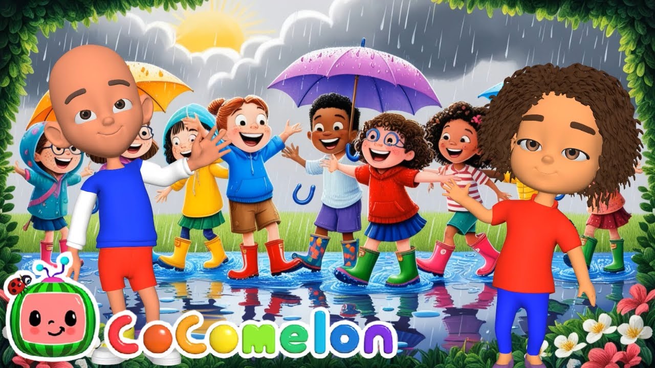Cocomelon Rain, Rain, Go Away | GuinSwan Nursery Rhymes & Kids Songs