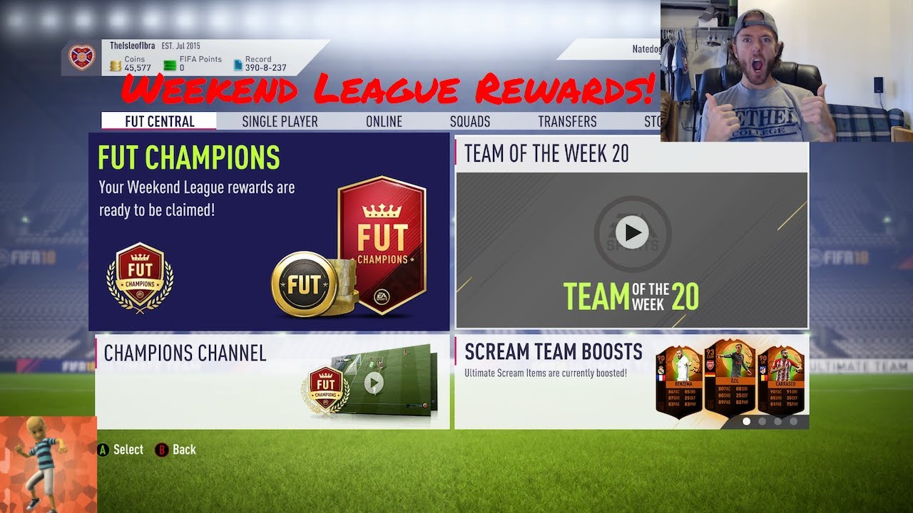 Weekly & Monthly Weekend League Rewards!