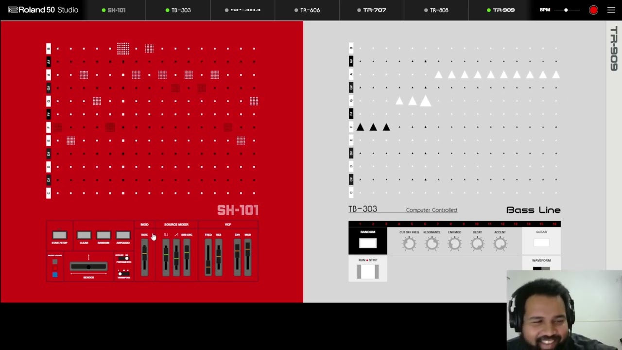 Having fun in Roland 50 Studio!!!