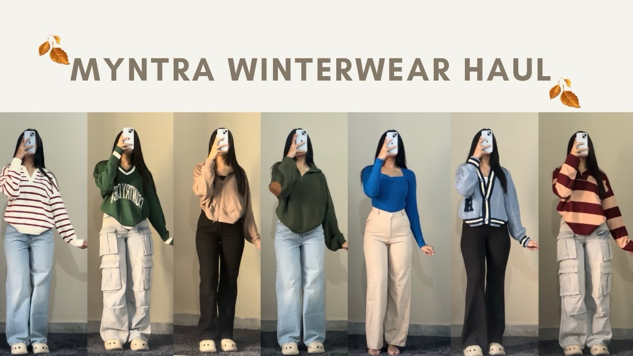*HUGE* * MYNTRA WINTERWEAR HAUL*😍|| COLLEGE MUST HAVES🎀||TRENDY & AFFORDABLE FINDS💕