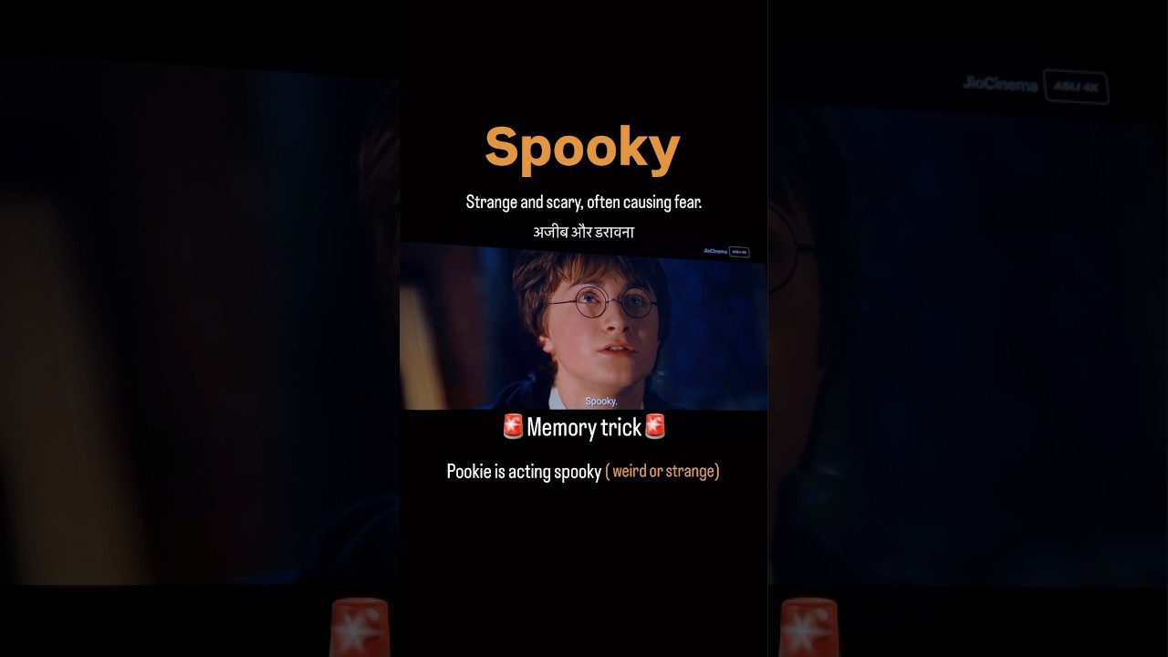 The word "spooky" comes from the Dutch word "spook", which means ghost or apparition. 