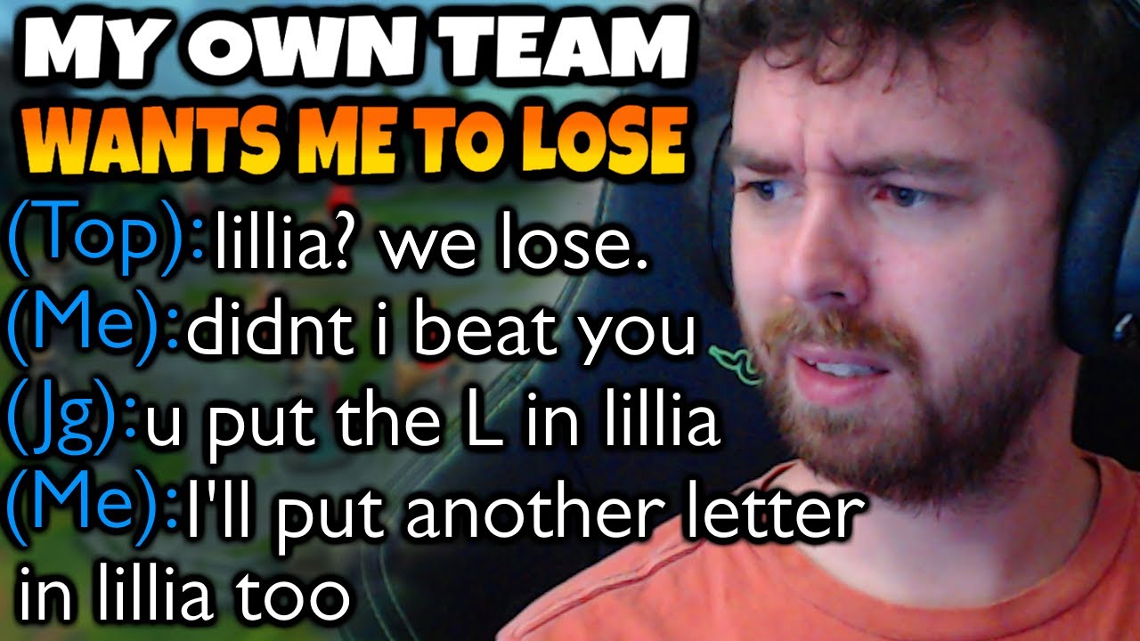 A duo on MY TEAM wanted ME to LOSE?? after I BEAT THEM in the previous game?? | Lillia Mid