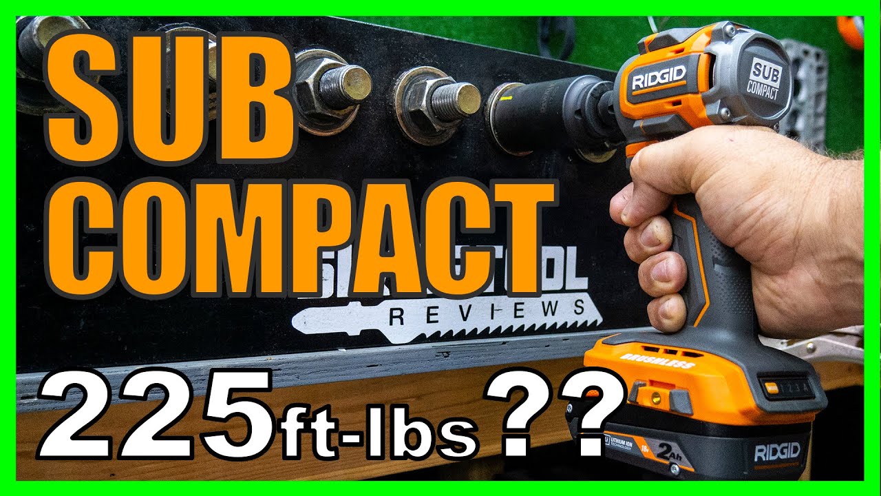 Ridgid Sub Compact Impact Wrench Review [225 ft-lbs]