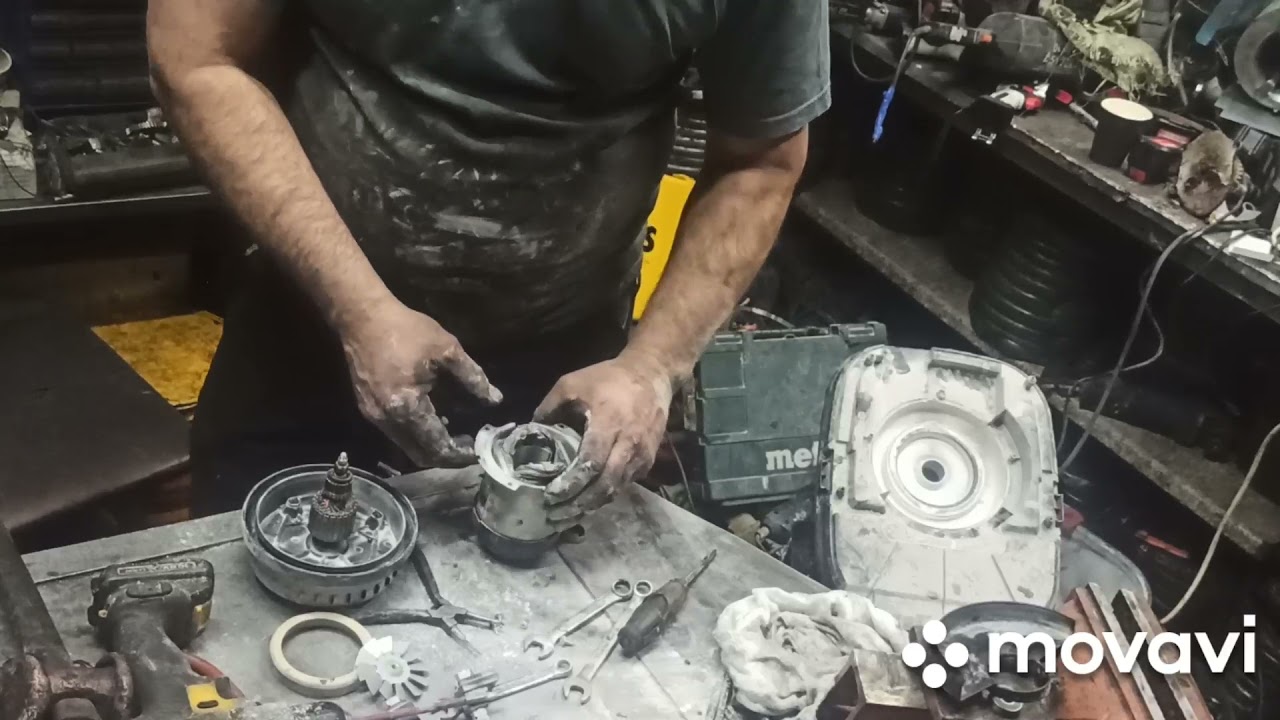 Bosch GAS12-25 PL сгорел мотор, диагностика.