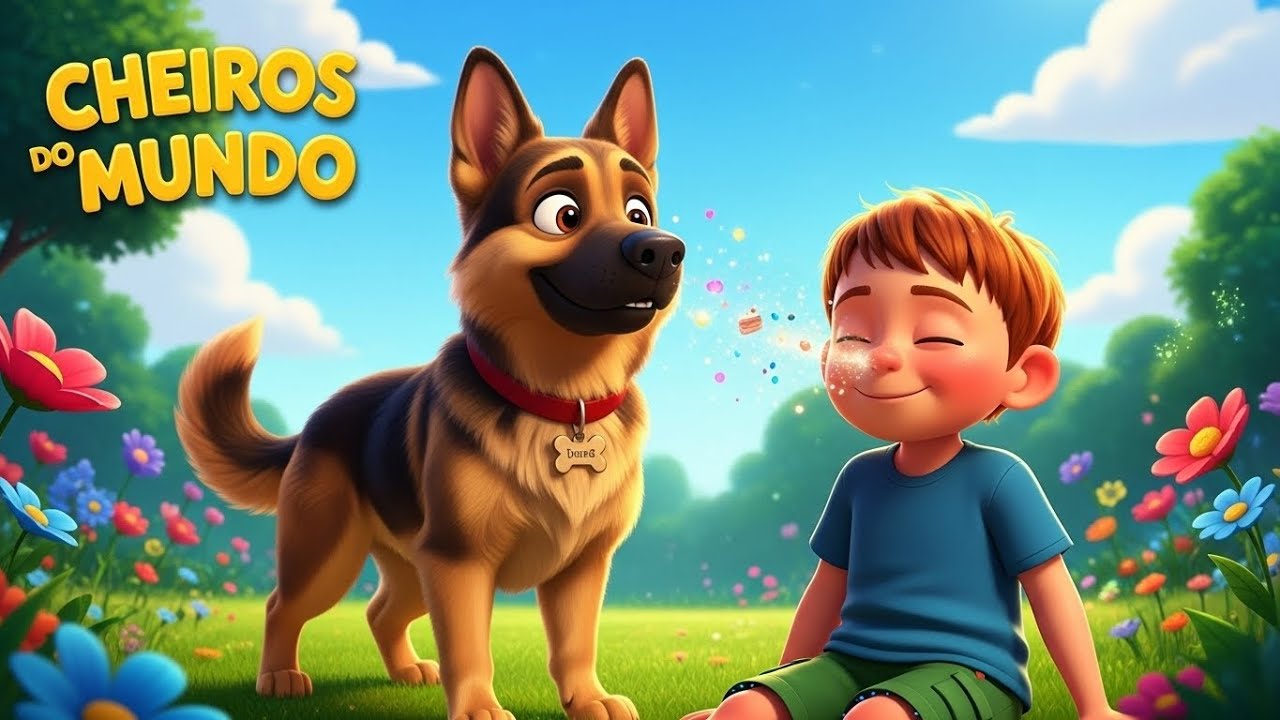 🌸🐕 Cheiros do Mundo | Aprendendo os Aromas com o Luh | Música Infantil