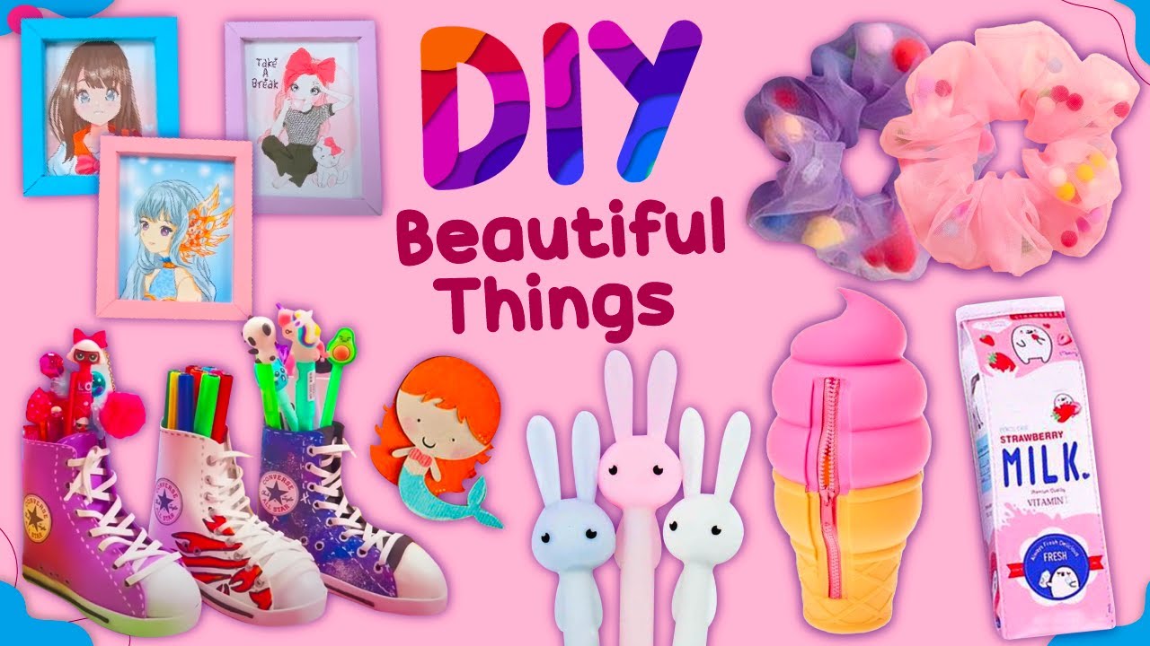 DIY BEAUTIFUL THINGS IN 5 MINUTES - Cute Crafts Ideas - Room Decor and more…