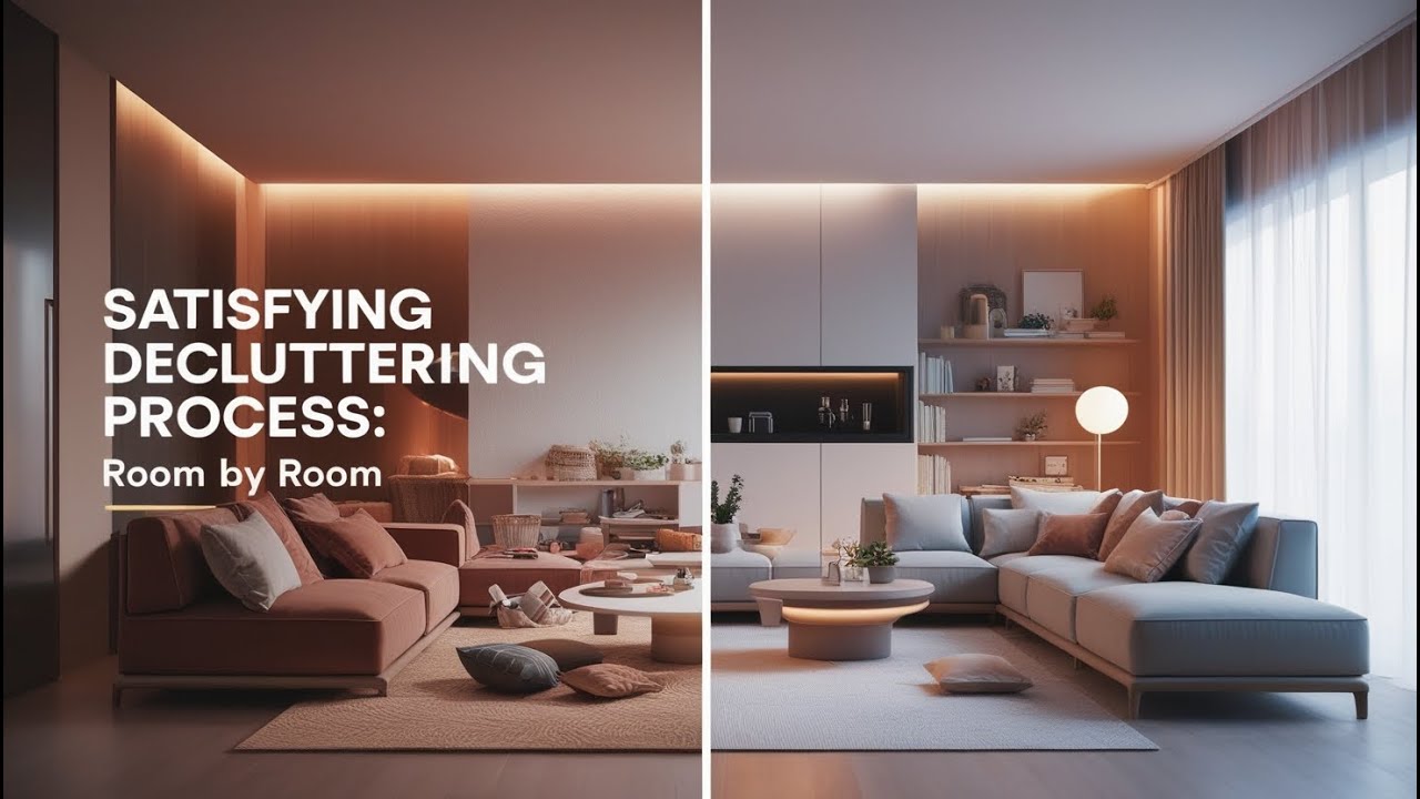Satisfying Decluttering Transformation: Room-by-Room Makeover for a Clutter-Free Home!